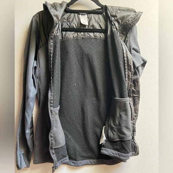 Helly Hansen ULLR Midlayer Fleece full zip Hooded Jacket Sz  L - Picture 5 of 11